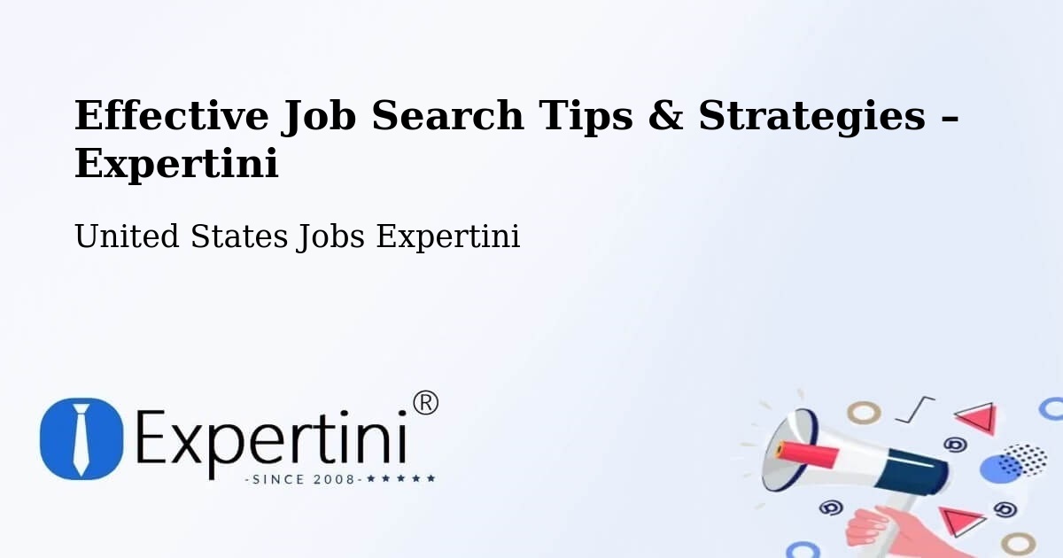 Job Search Tips & Strategies for Job Seekers – Mira Monte - Mira Monte, United States Jobs Expertini